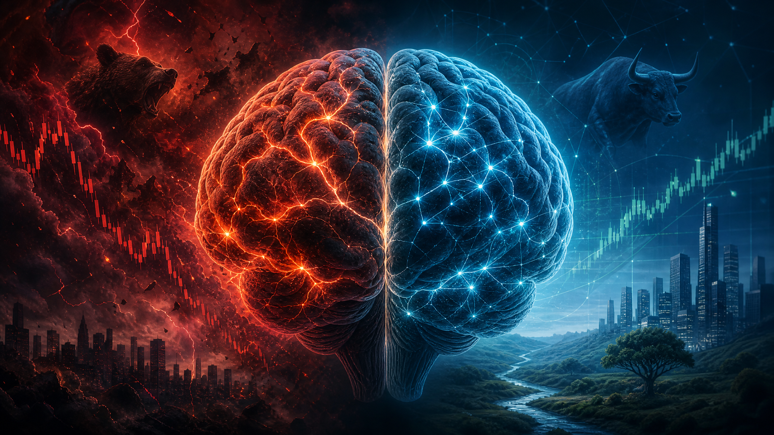 Cérebro investidor medo Bitcoin neurociência
