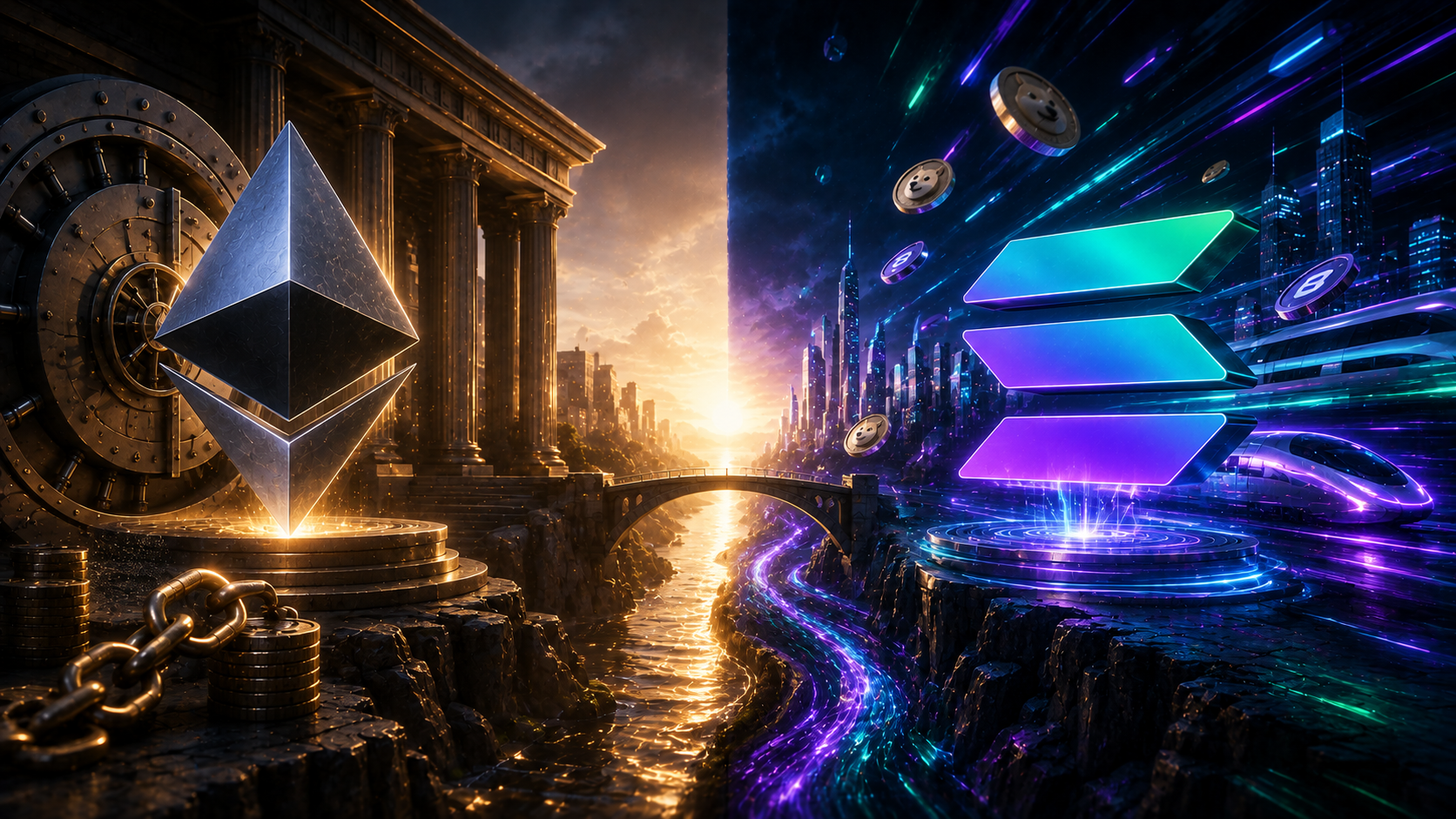 Ethereum vs Solana comparativo investidor 2026